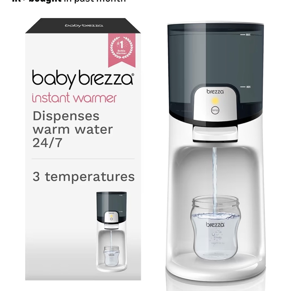 Baby Brezza Instant Warmer - Black and White